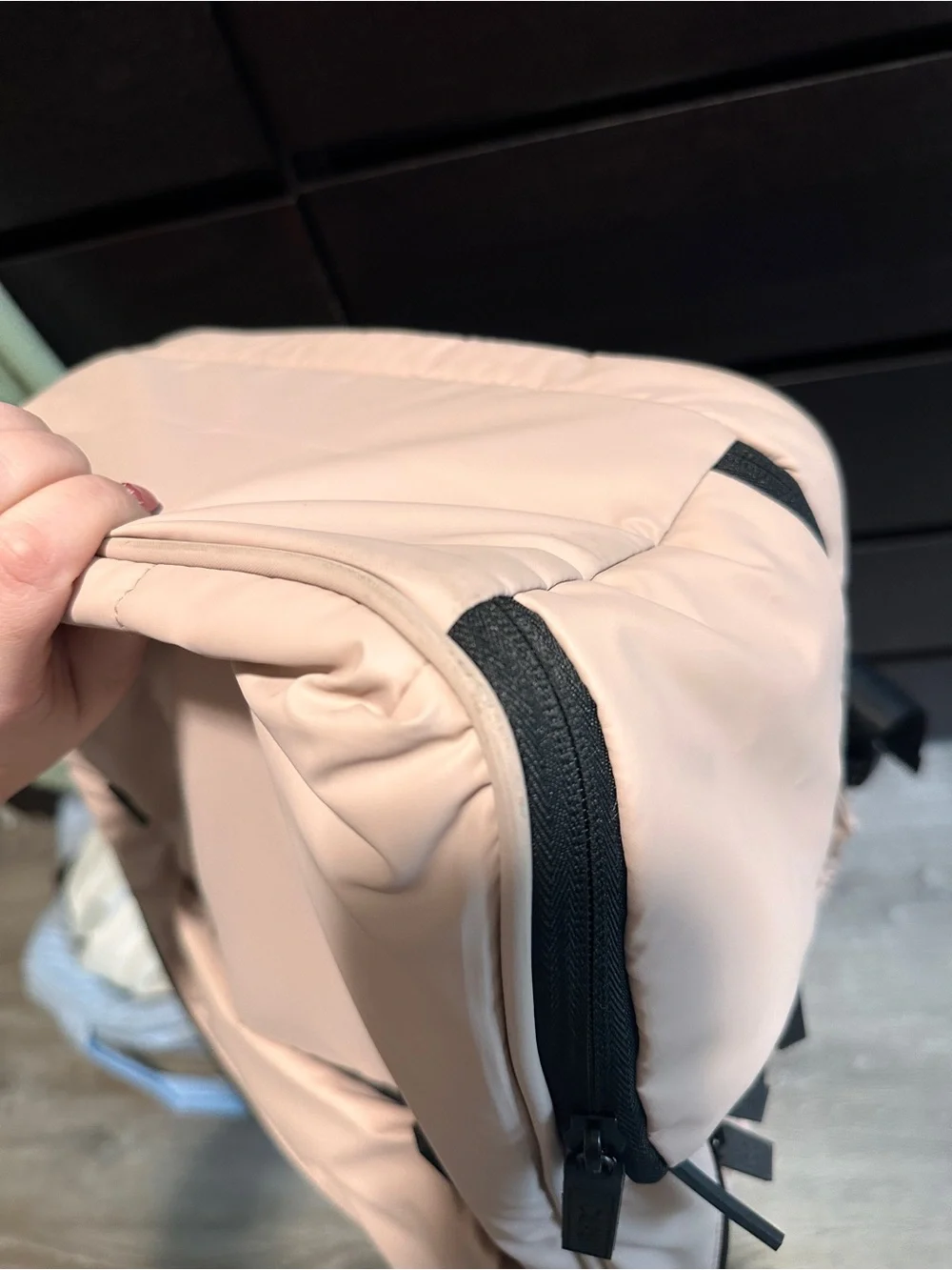 Calpak Luka 15” Backpack in Rose Quartz